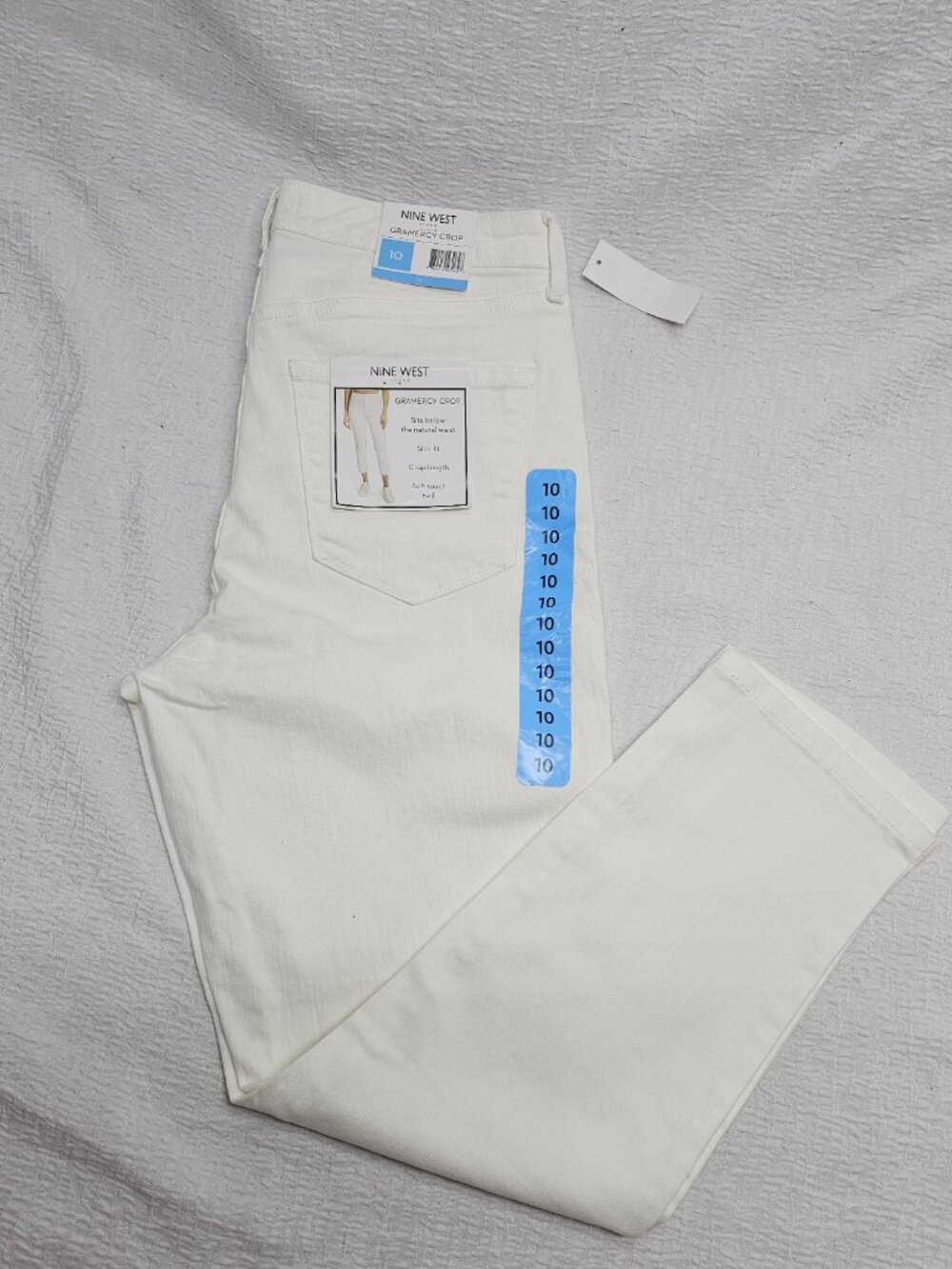 Nine West Women's Gramercy Slim Fit Crop Pant Size 10 - Picture 6 of 6
